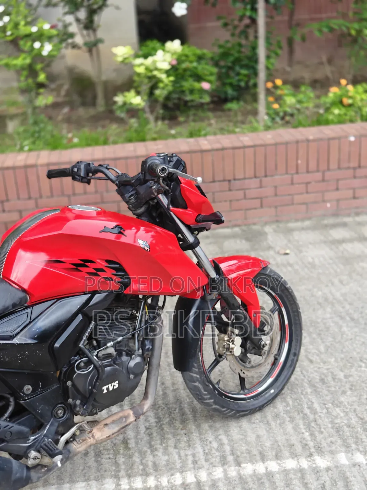 TVS Apache 160 4V 2019 Red