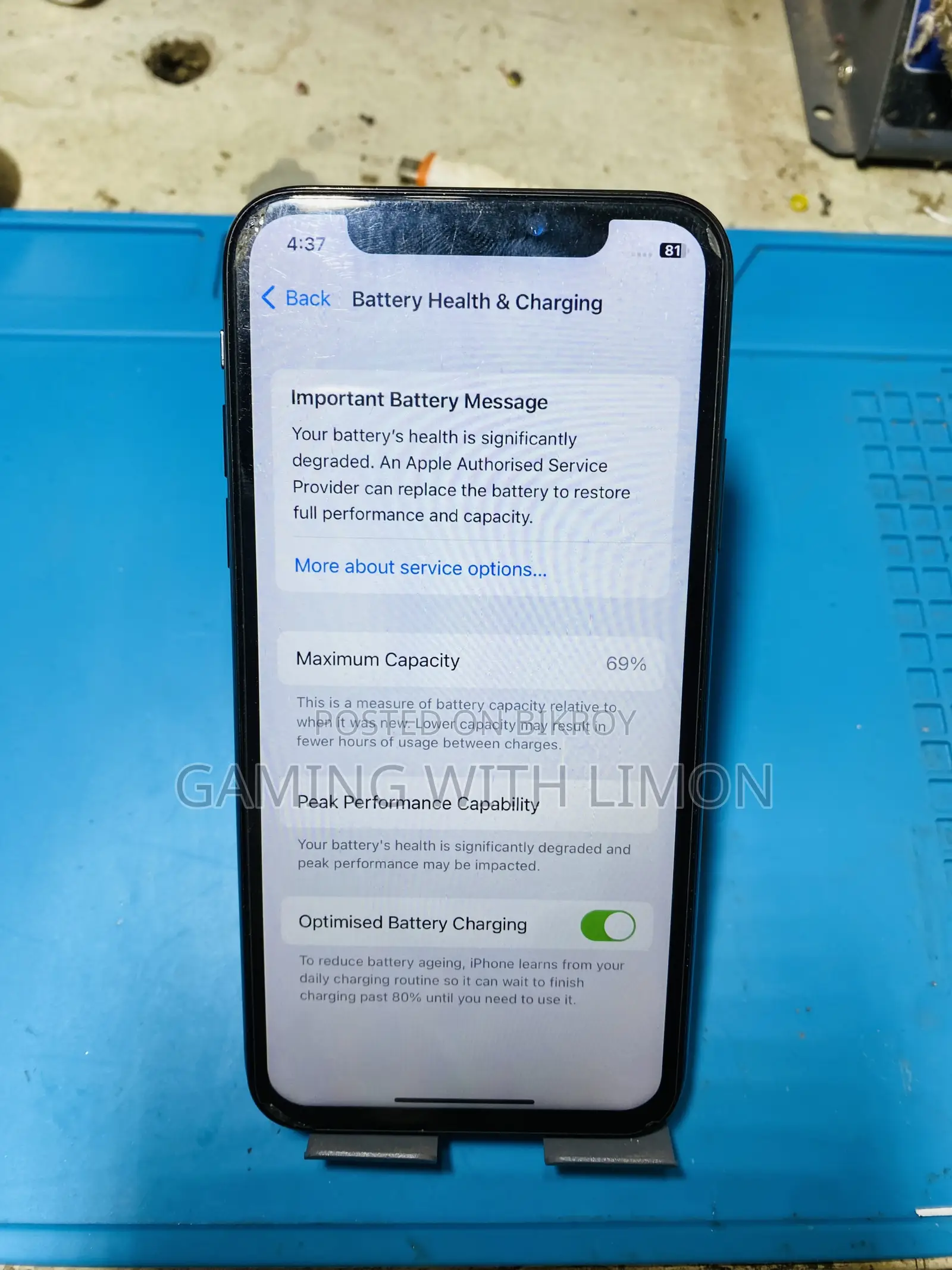 Apple iPhone X 64 GB Black
