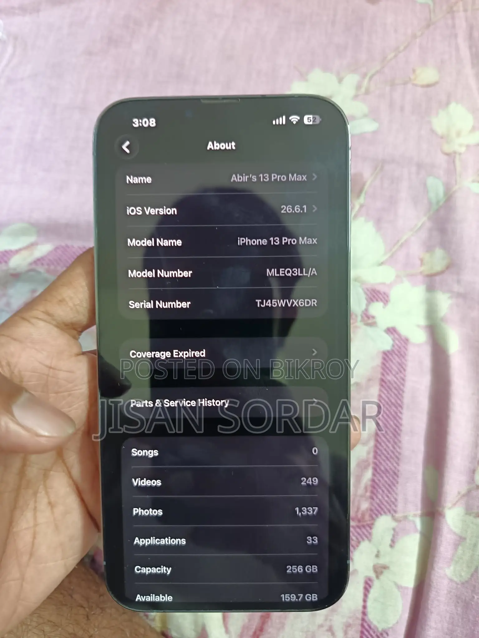 New Apple iPhone 13 Pro Max 256 GB Blue
