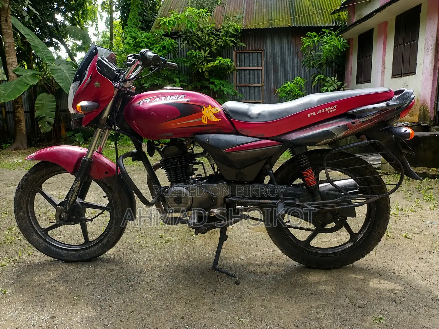 Bajaj Platina 100 2013 Red