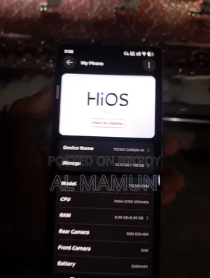 Tecno Camon 40 128 GB Black