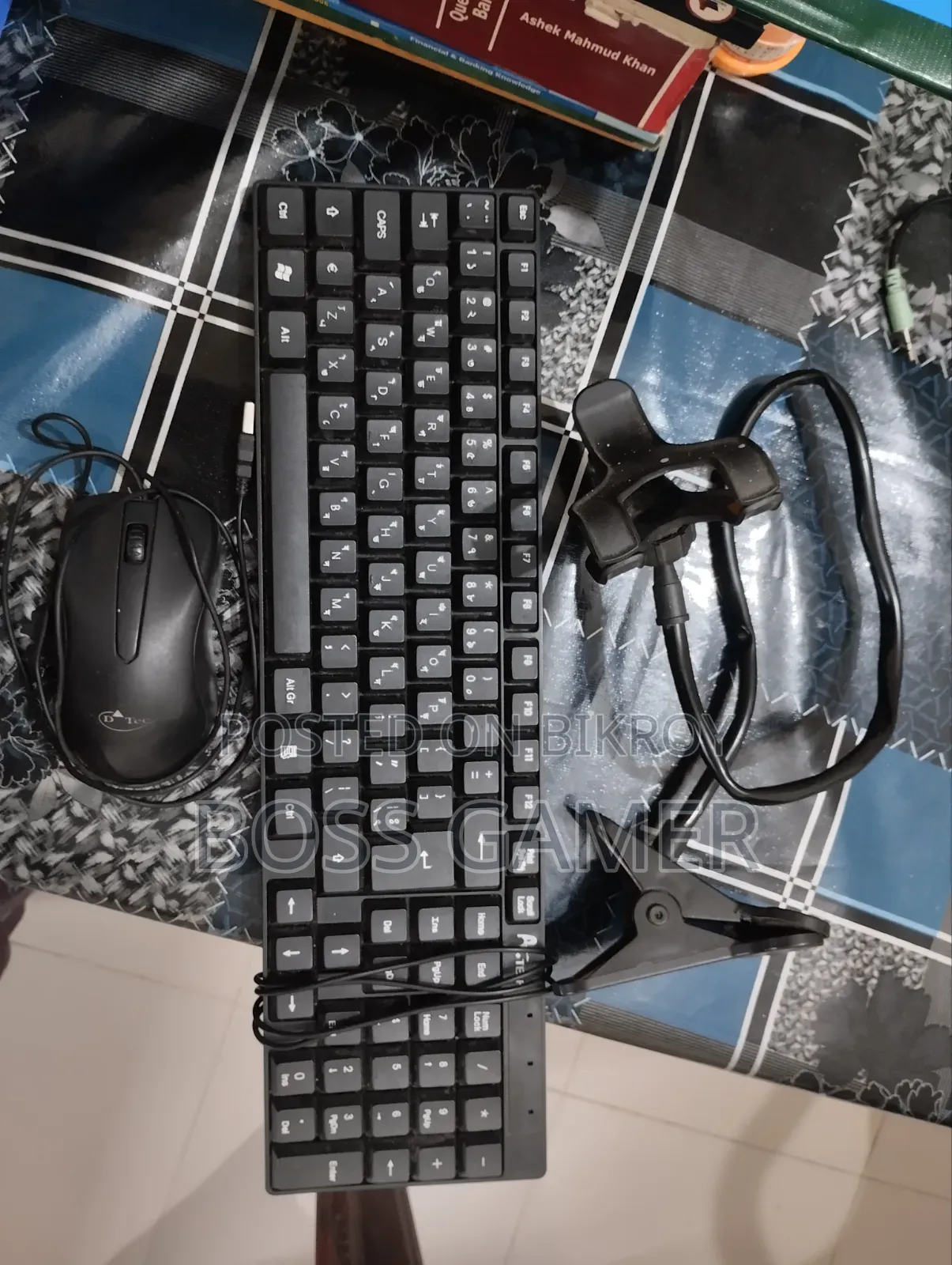 Keyboard + Mouse + Phone Stand Combo