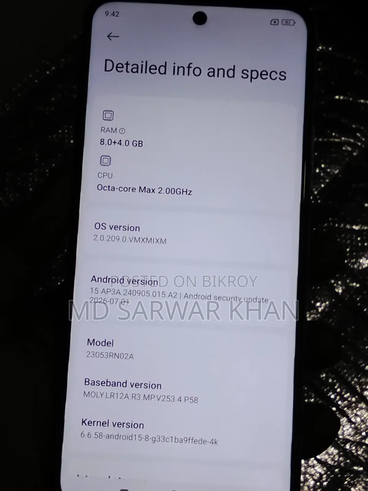 Xiaomi Redmi Note 12 256 GB White