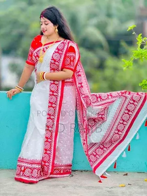 হাফ সিল্ক শাড়ি