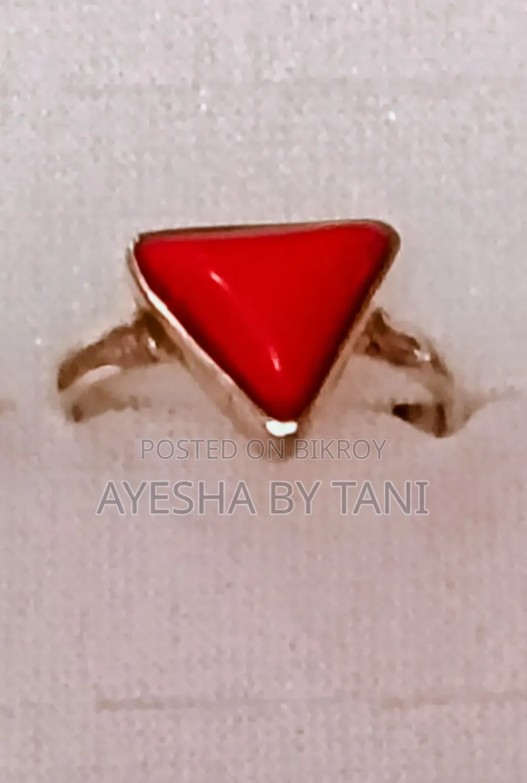 Red Coral Ring