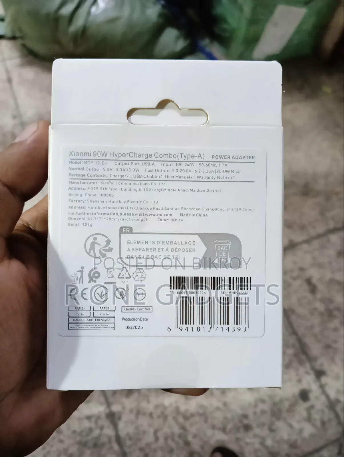 Xiaomi 90W Original Charger