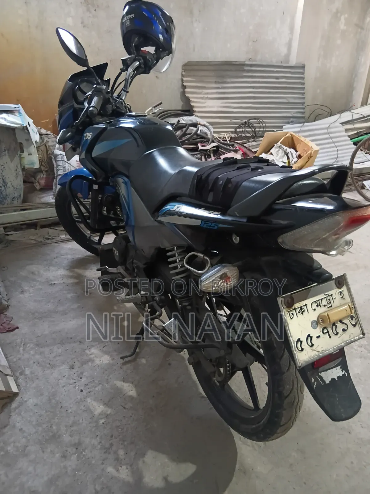 TVS Stryker 125 2018 Blue