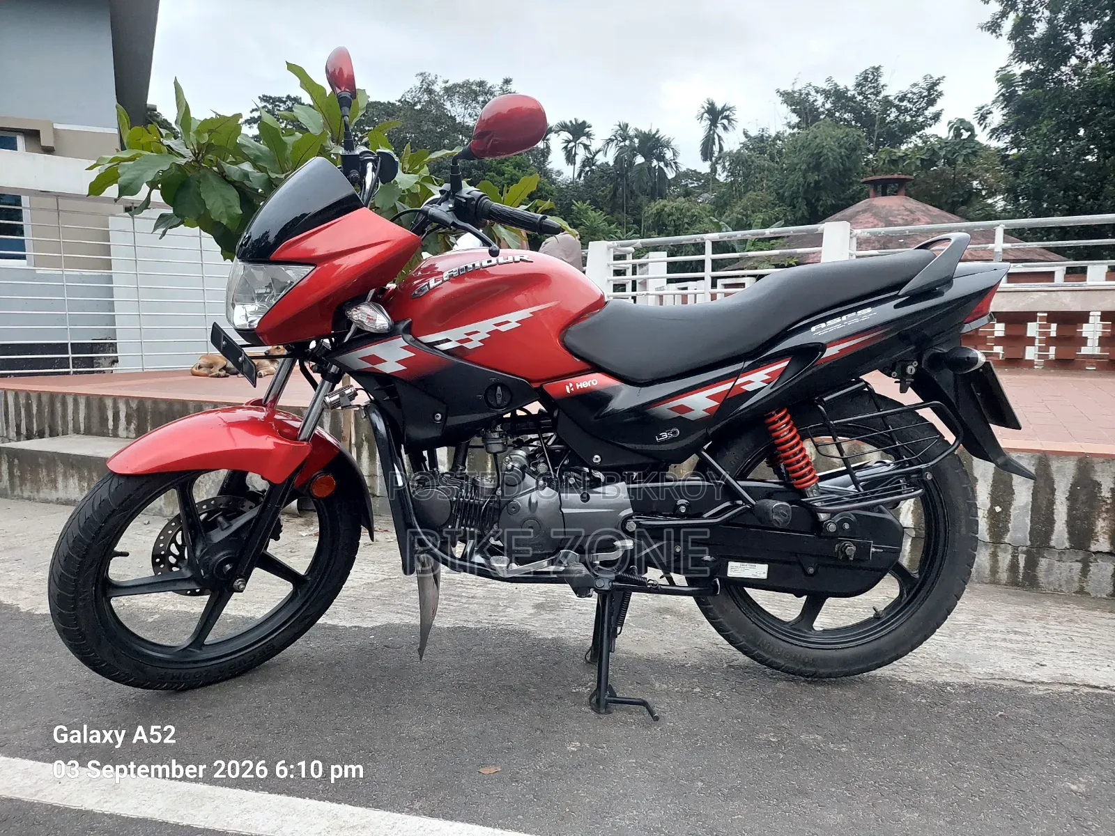 Hero Glamour 2024 Red