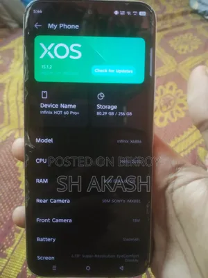 Infinix Hot 60 Pro+ 256 GB Rose Gold