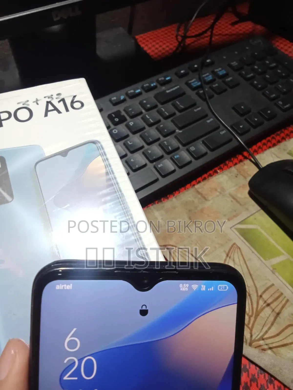 New Oppo A16 32 GB Blue