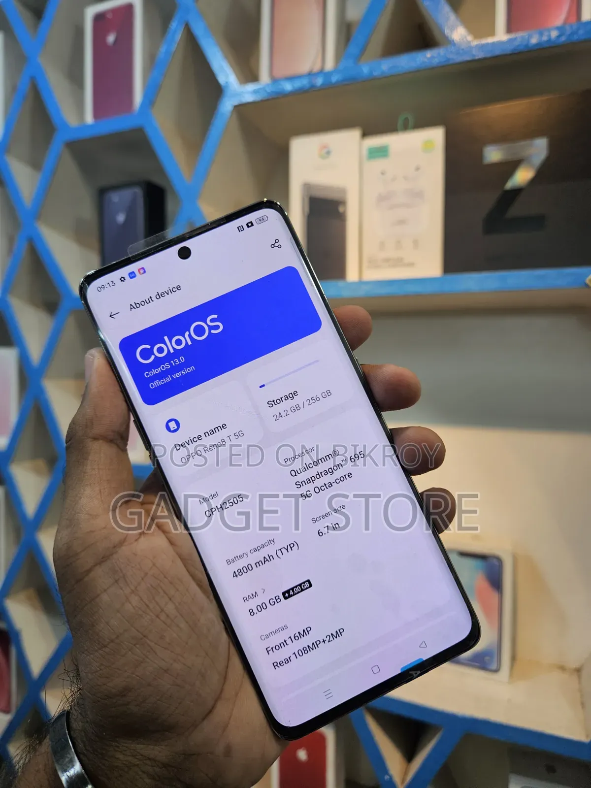 Oppo Reno 8T 256 GB Gold