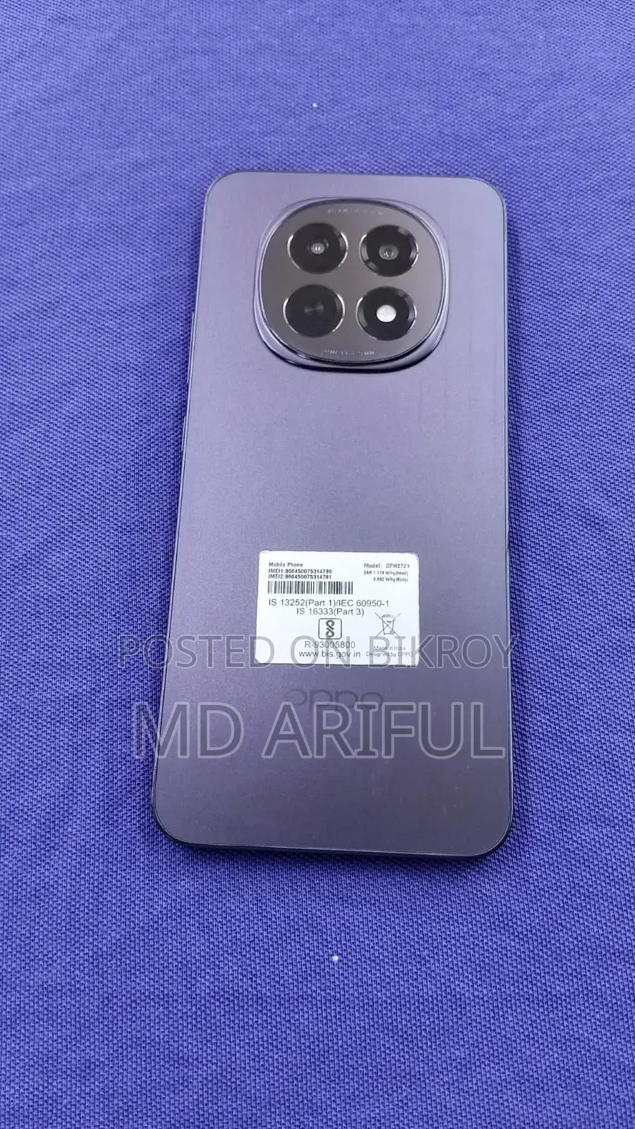 Oppo F29 256 GB Purple