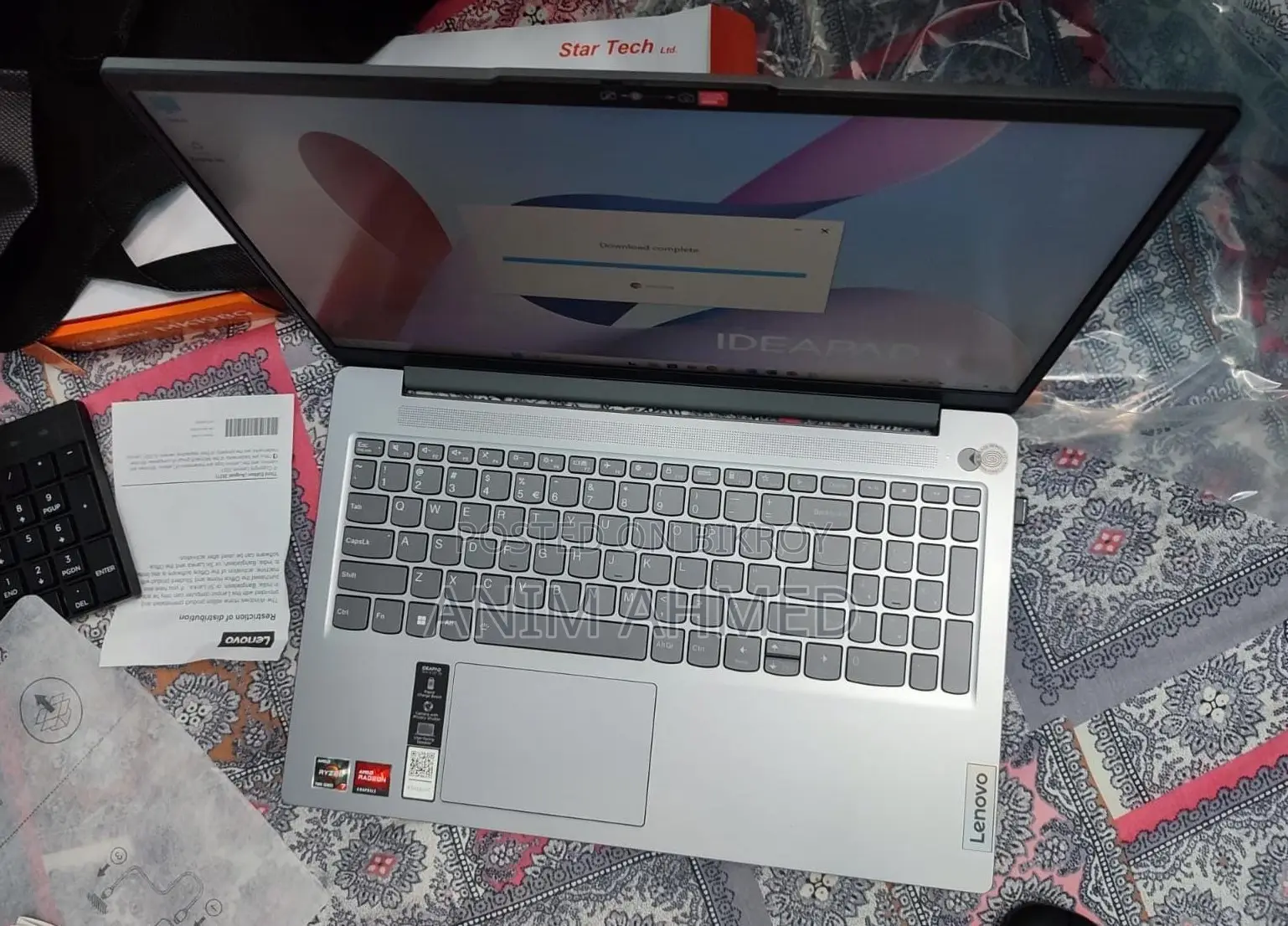 Laptop Lenovo Ideapad 3 16GB AMD Ryzen 7 SSD 512GB