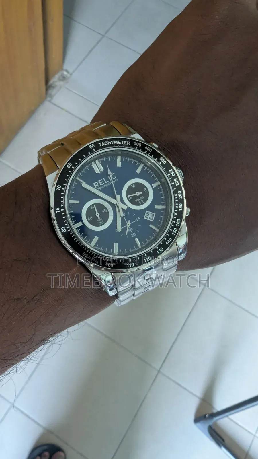 ⌚ RELIC Chronograph | Stylish Blue 🔵 Dial | 100% Steel & Genuine
