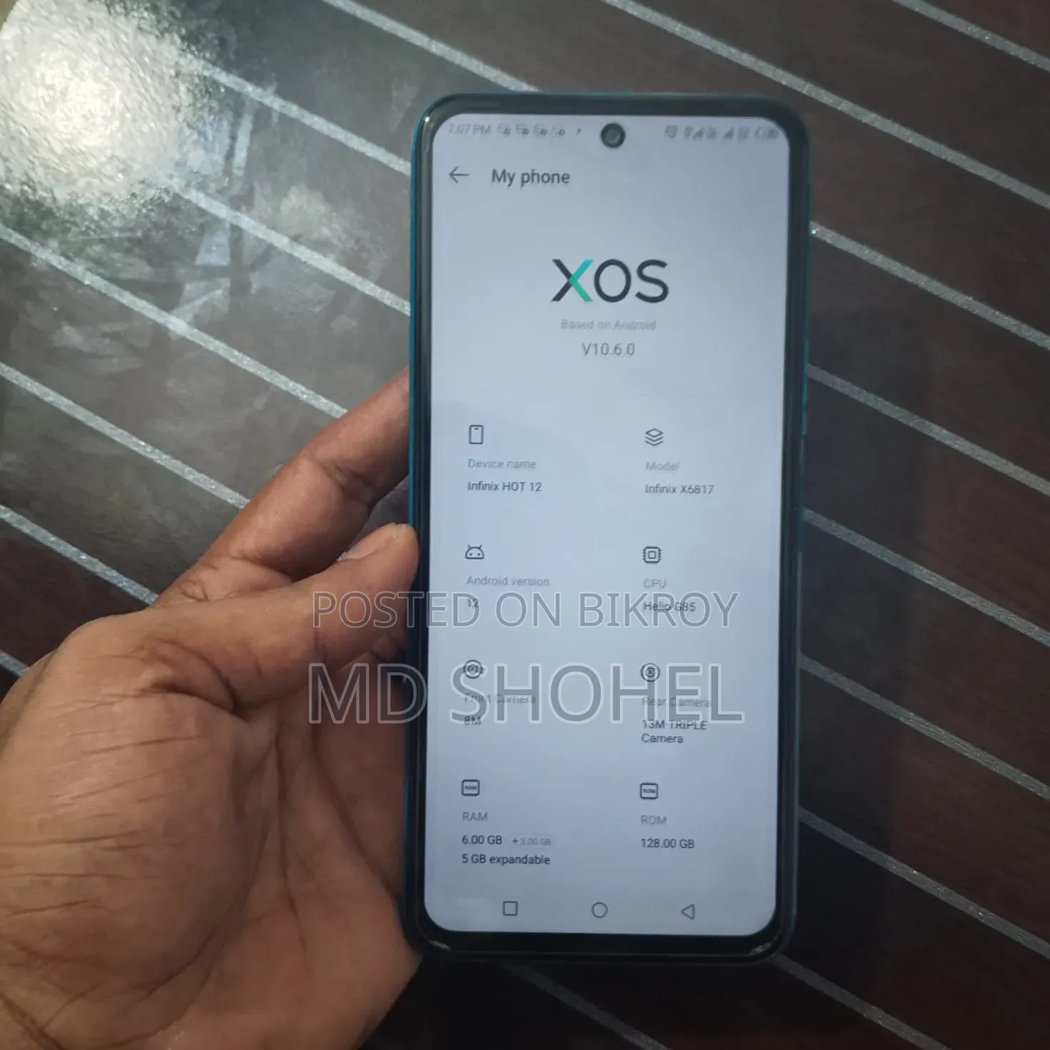 Infinix Hot 12 128 GB Blue