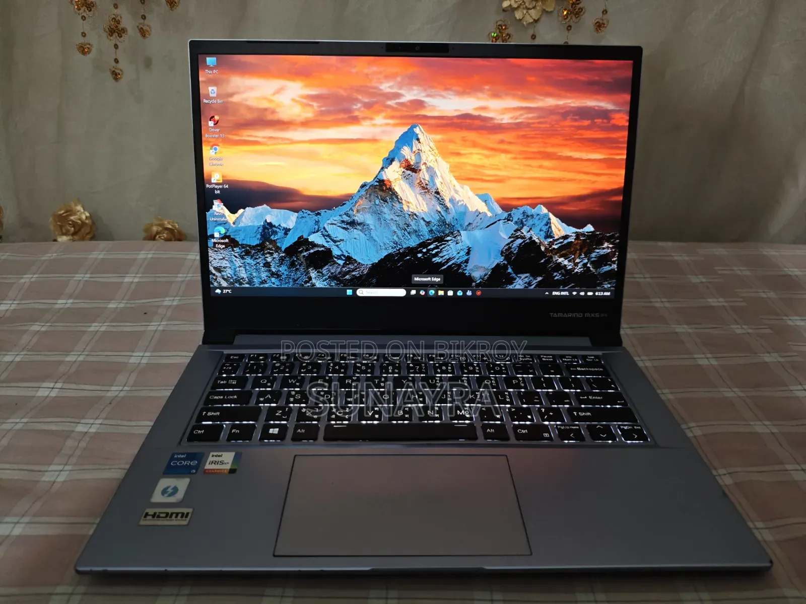 Laptop 8GB Intel Core i5 SSD 128GB
