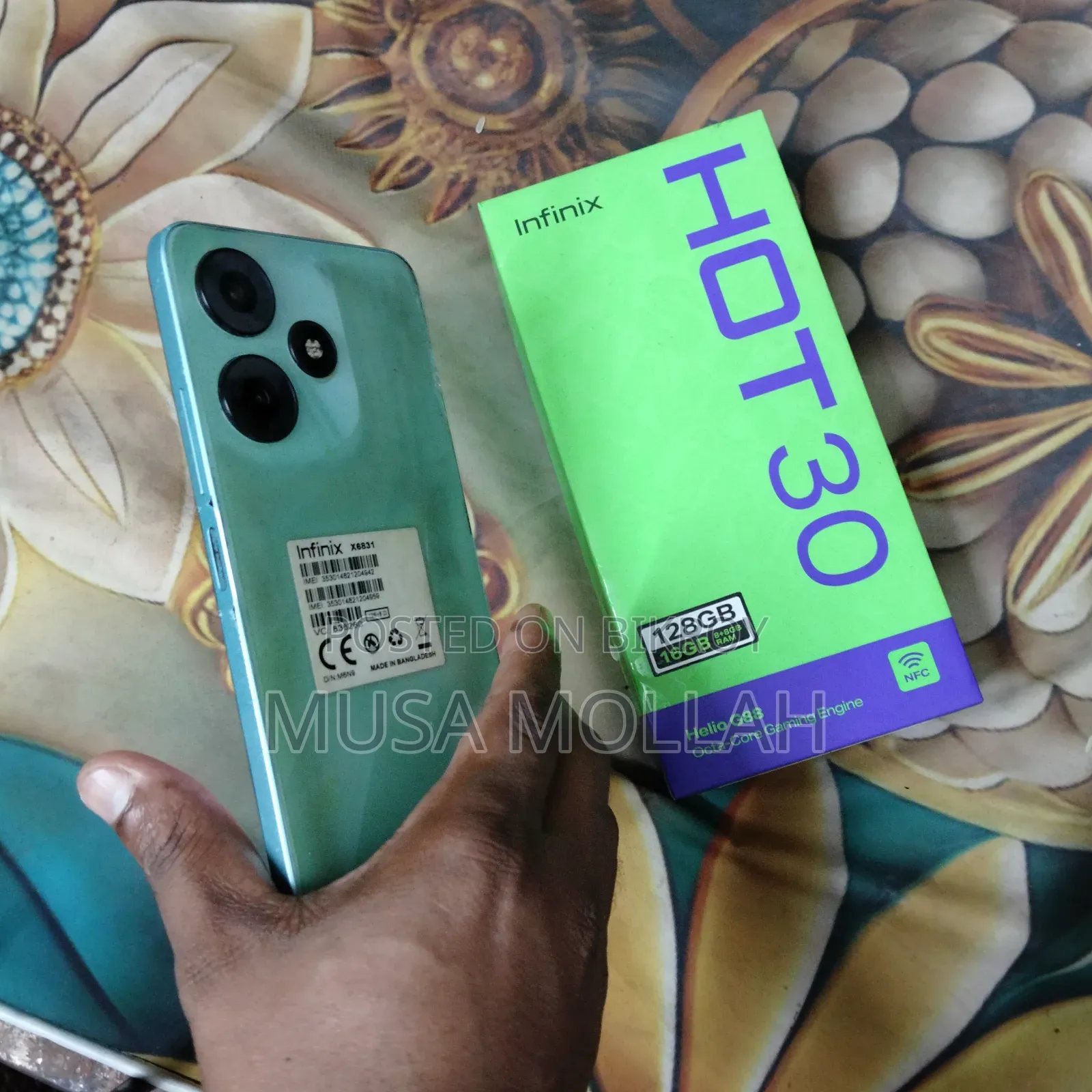 Infinix Hot 30 128 GB Silver