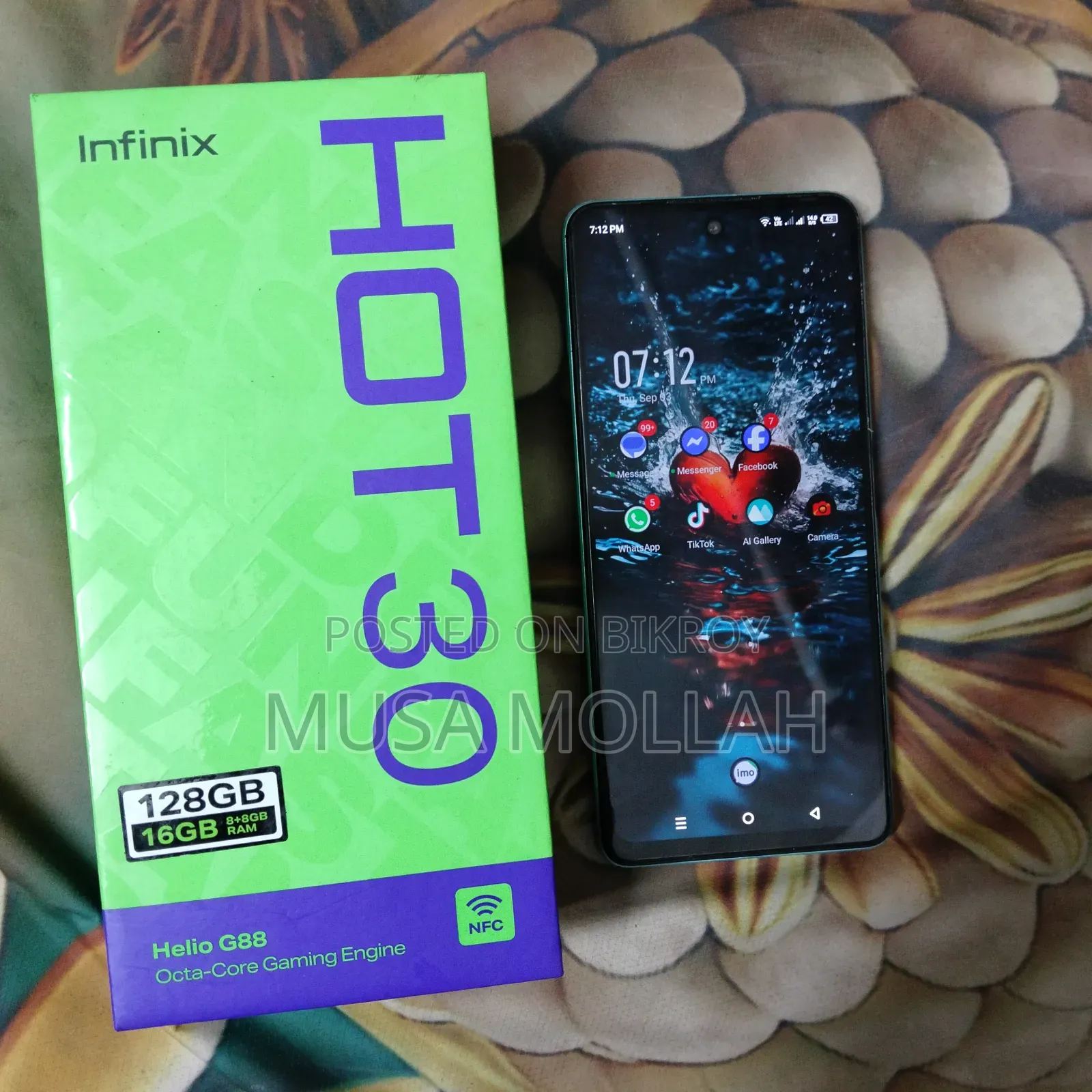 Infinix Hot 30 128 GB Silver
