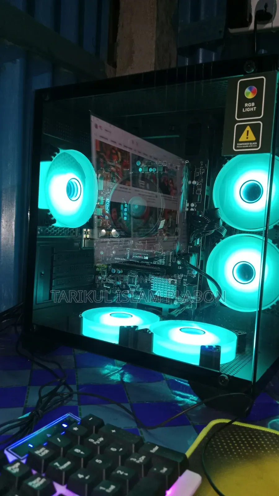 Desktop Computer MSI 16GB AMD Ryzen 5 SSD 256GB