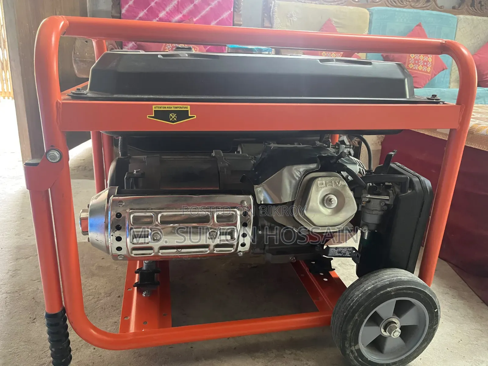 Hyundai HY6500 Generator – 5.5 KVA Petrol, Electric Start