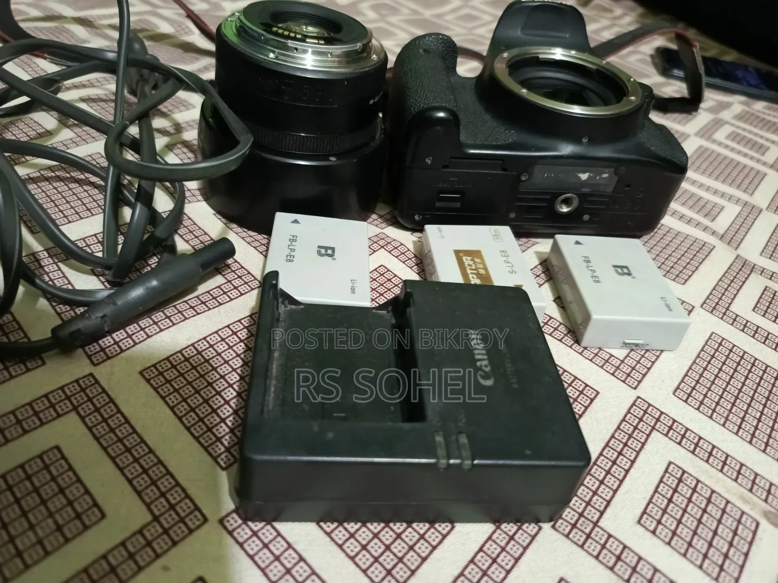 Canon 700d/ 50mm Prime Lens Full Setup