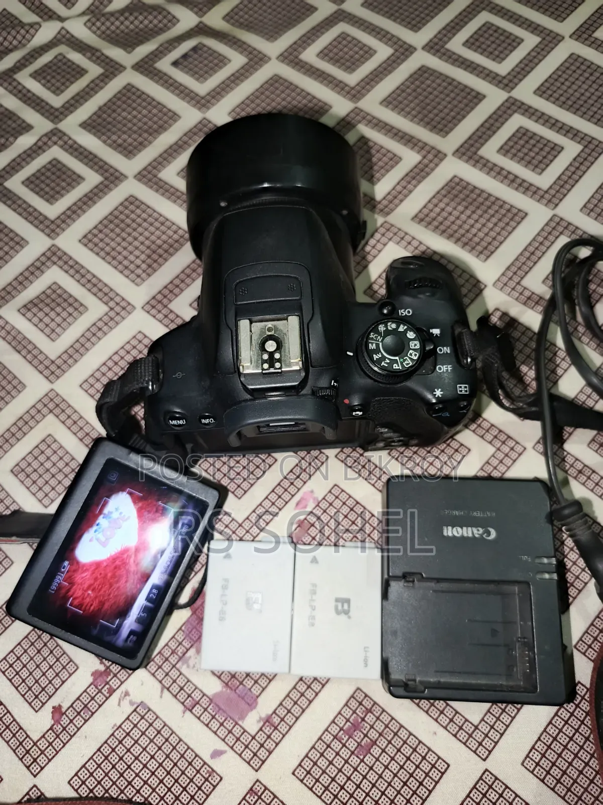 Canon 700d/ 50mm Prime Lens Full Setup