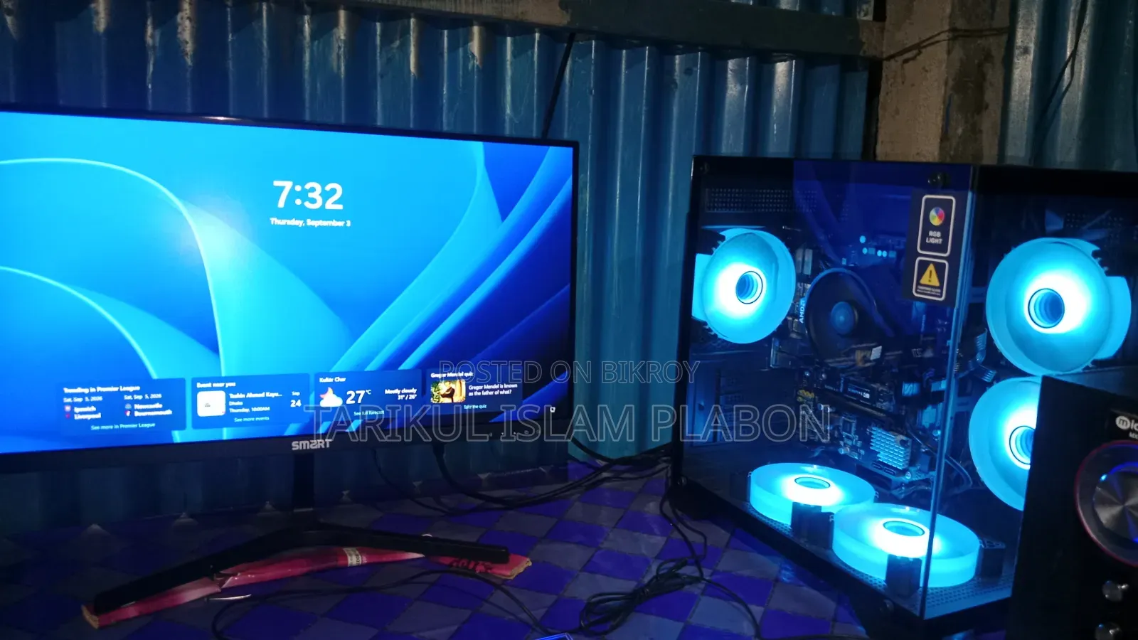 Desktop Computer MSI 16GB AMD Ryzen 5 SSD 256GB