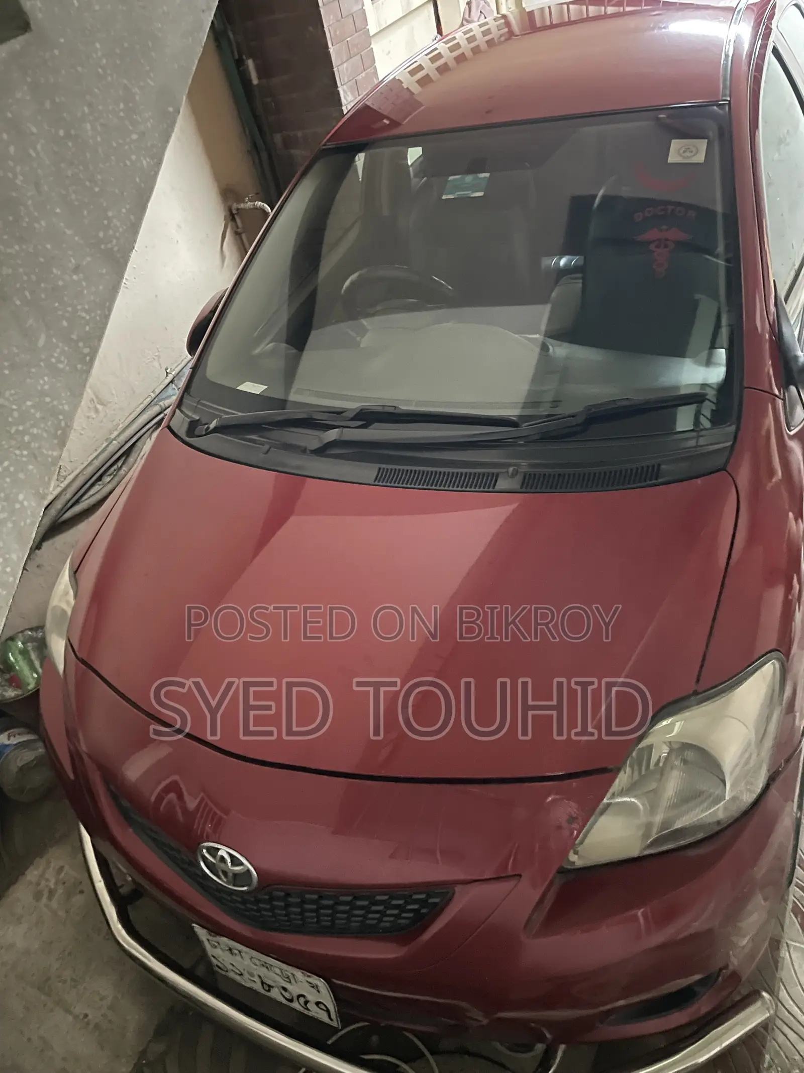 Toyota Yaris 2008 Red