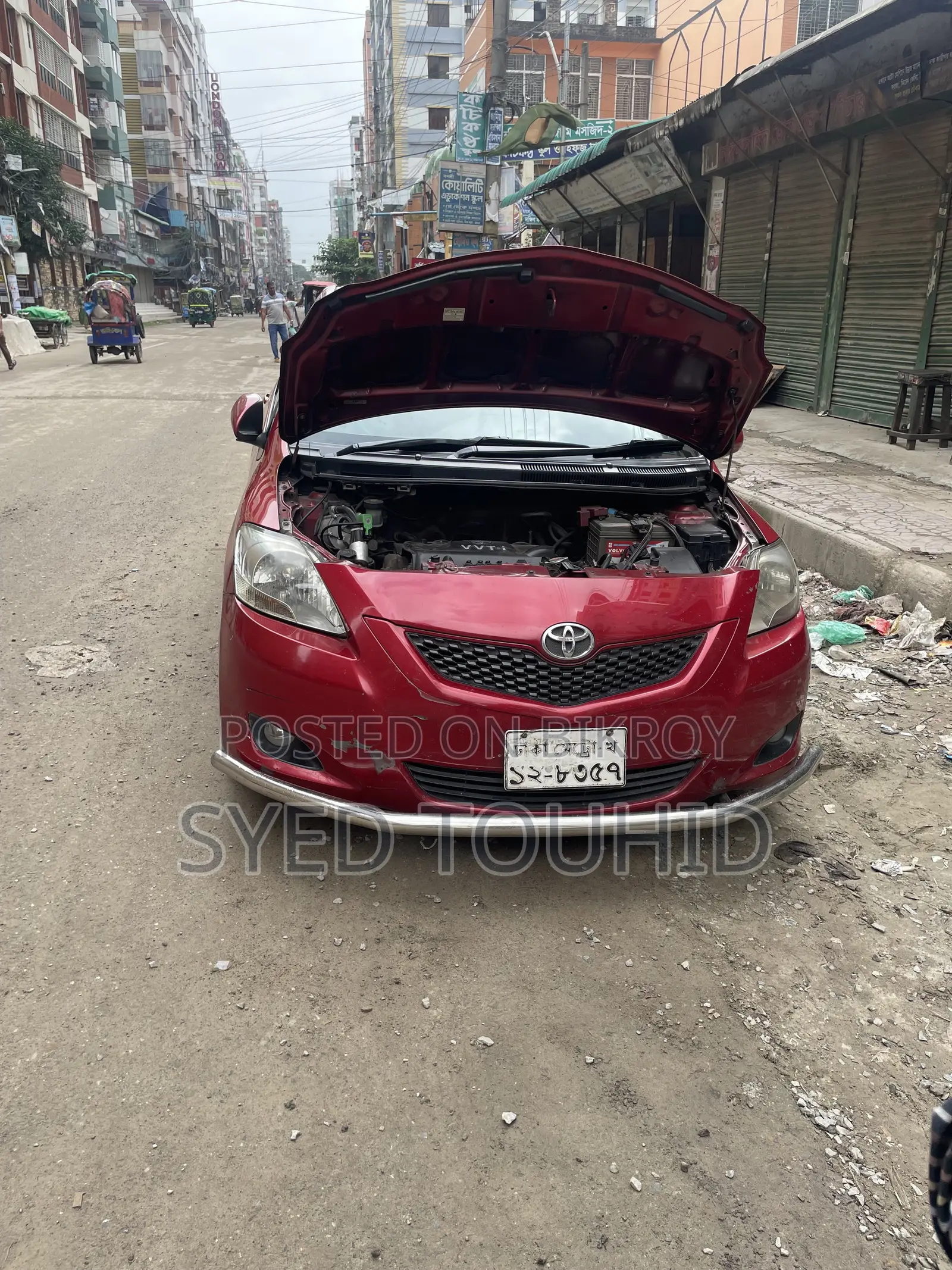 Toyota Yaris 2008 Red