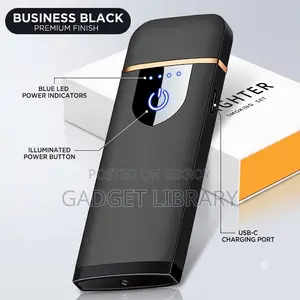 USB Rechargeable Electric Cigarette Lighter – Touch Sensor