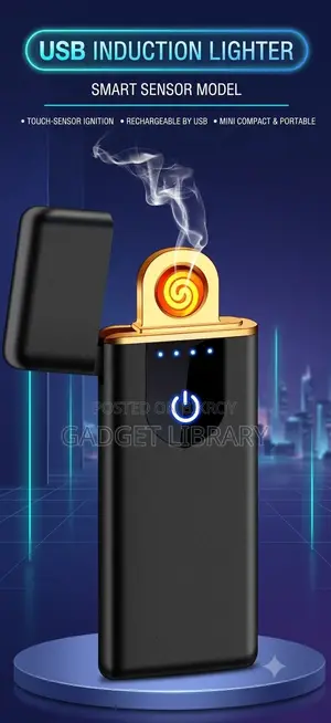 USB Rechargeable Electric Cigarette Lighter – Touch Sensor