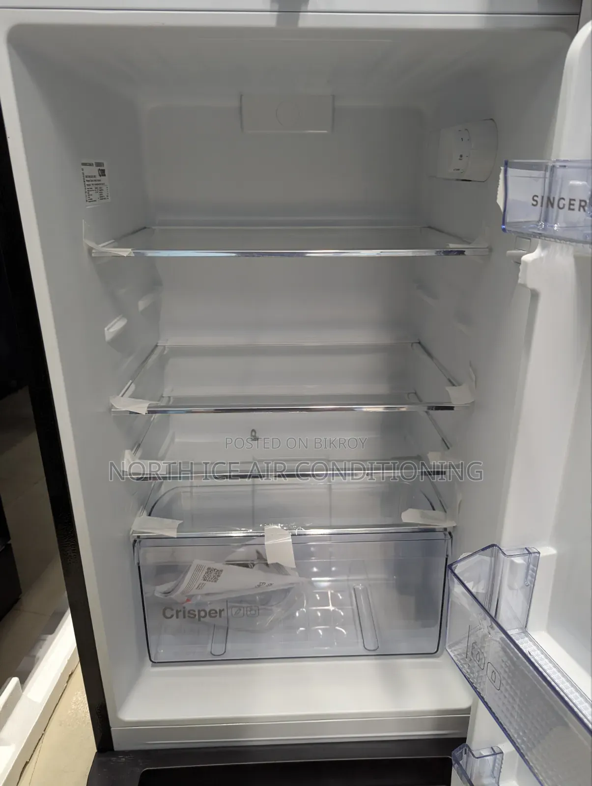 Singer Brand New Glass Door Frost Fridge 277 Ltr(28% Off)