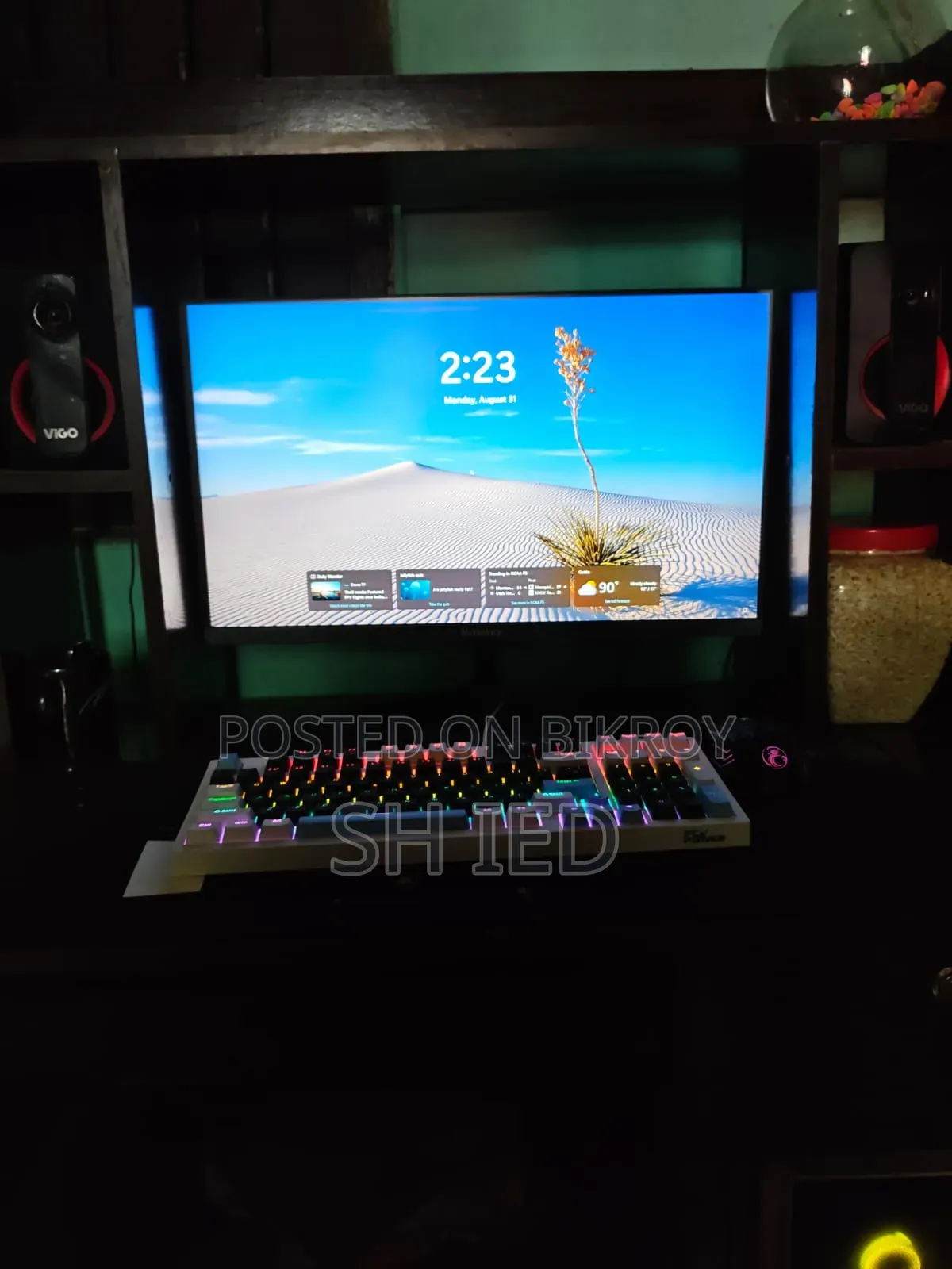 Desktop Computer 8GB AMD Ryzen 5 HDD+SSD 512GB