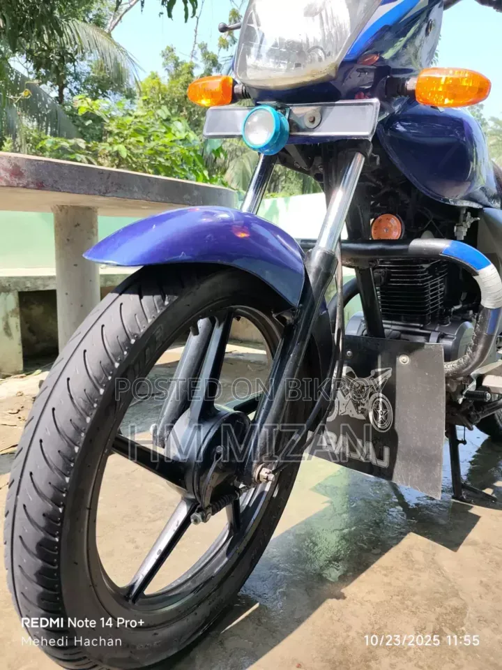বাজাজ প্লাটিনা ১০০ ২০১৭ নীল