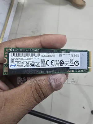 Intel 256GB NVMe M.2 SSD - সম্পূর্ণ ফ্রেশ/ভালো কন্ডিশন