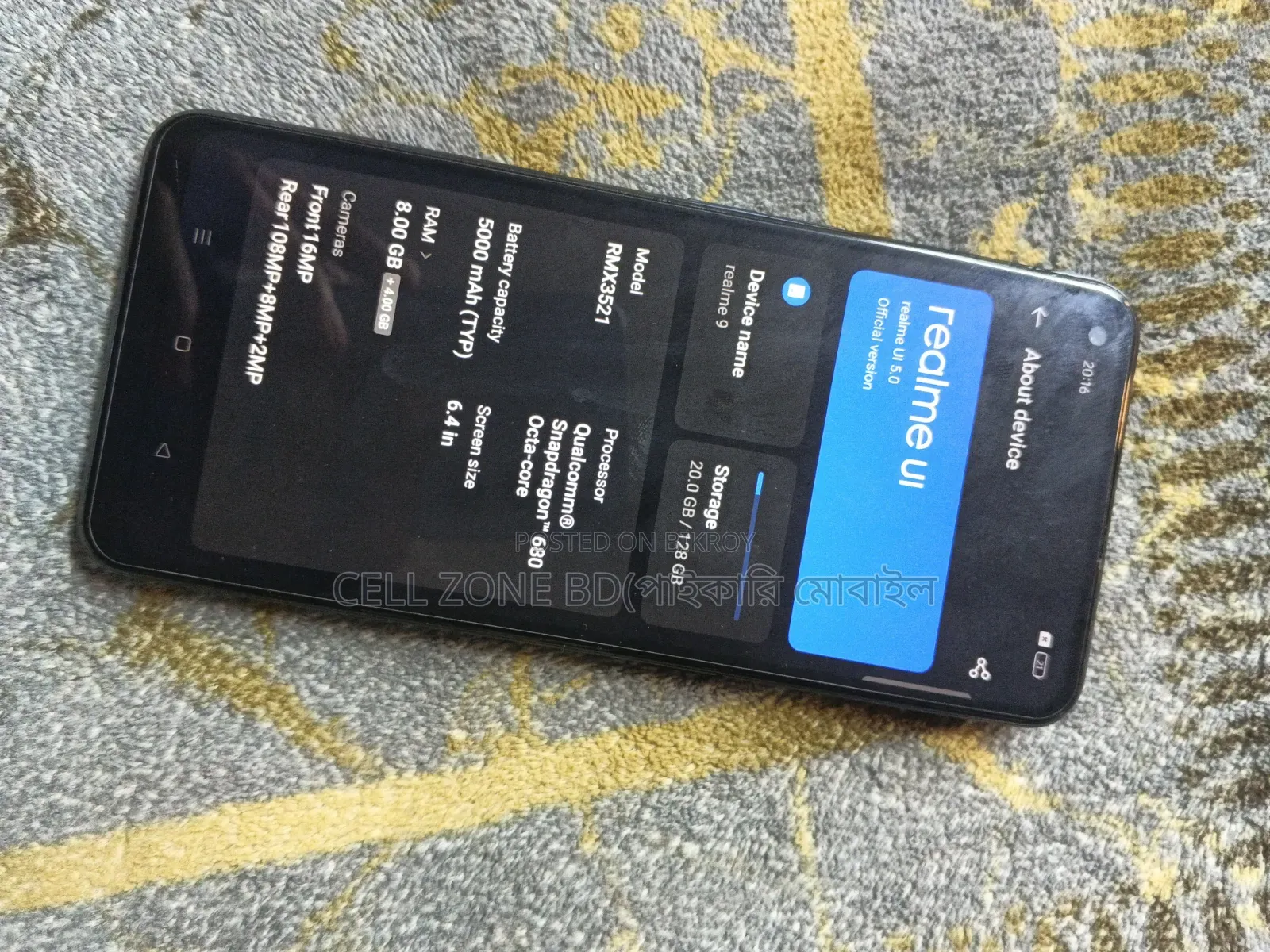 Realme 9 5G Speed 128 GB Black