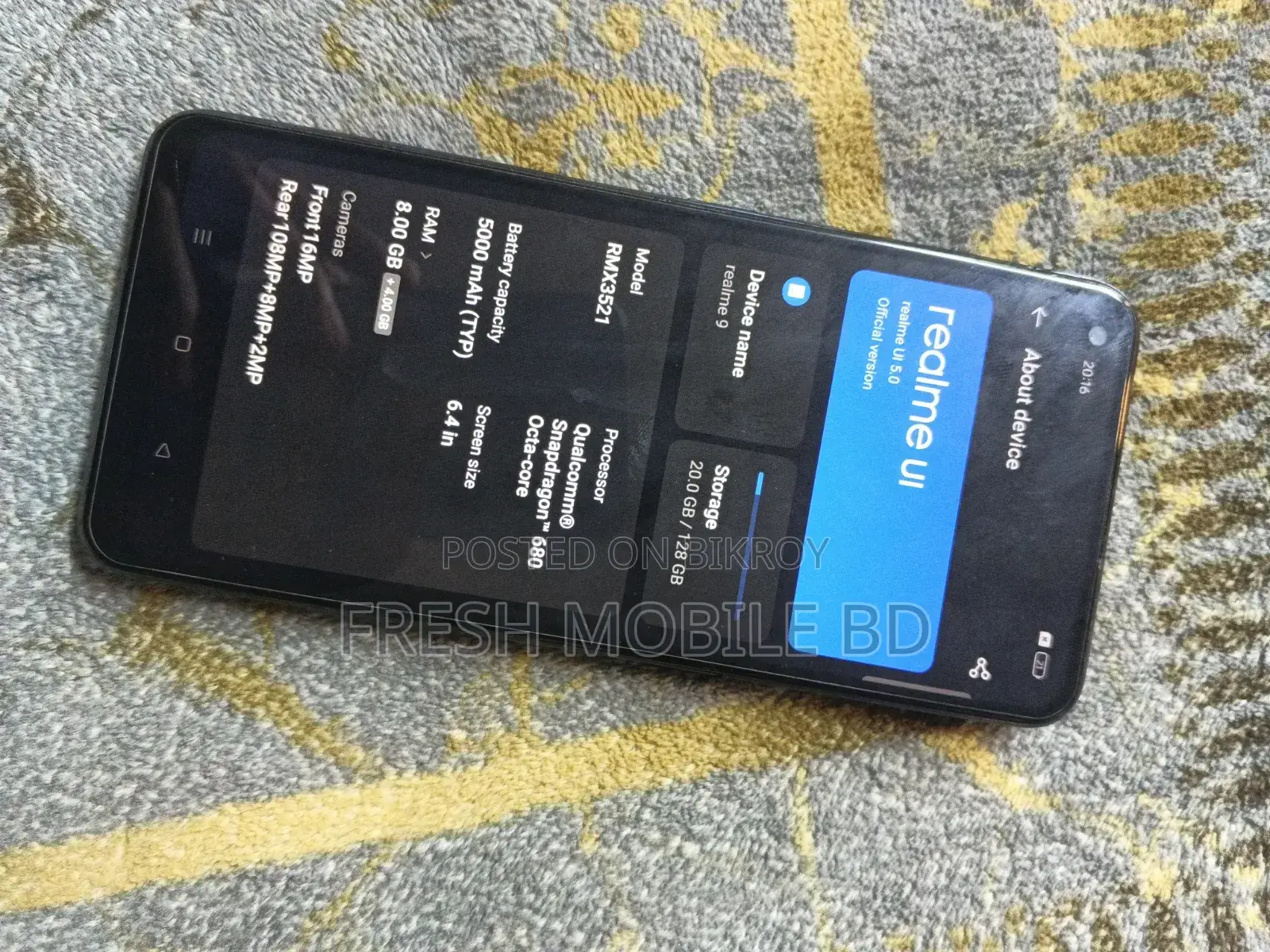 Realme 9 5G Speed 128 GB Black