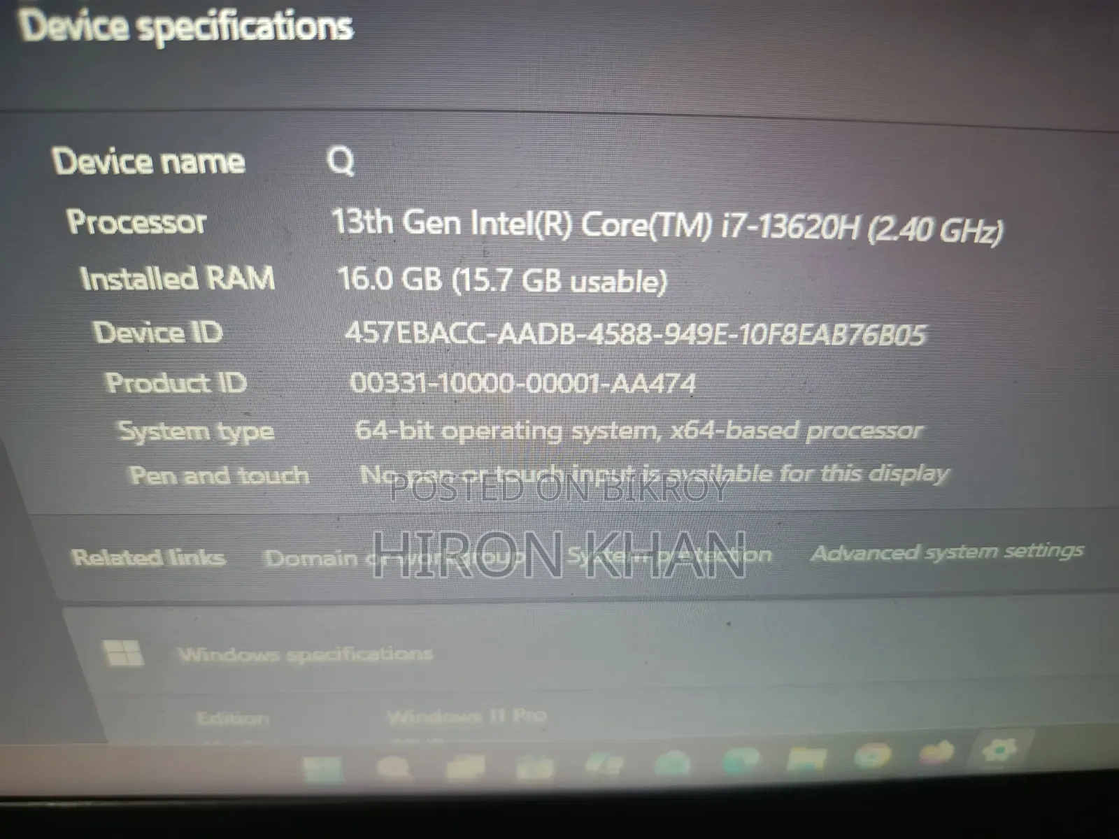Laptop Lenovo Ideapad 3 16GB Intel Core i7 SSD 512GB