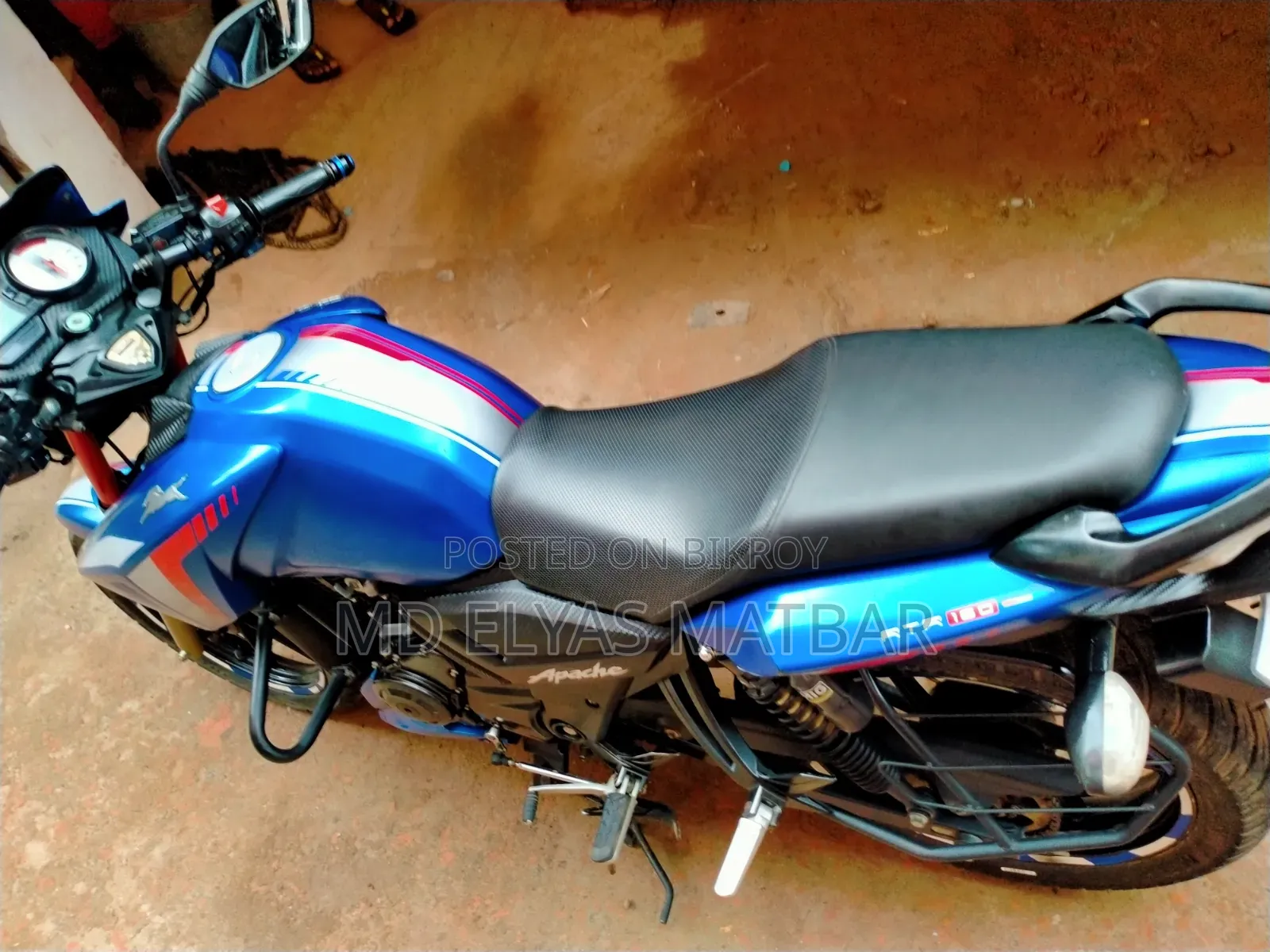 TVS Apache RTR 160 2V ABS 2024 Blue