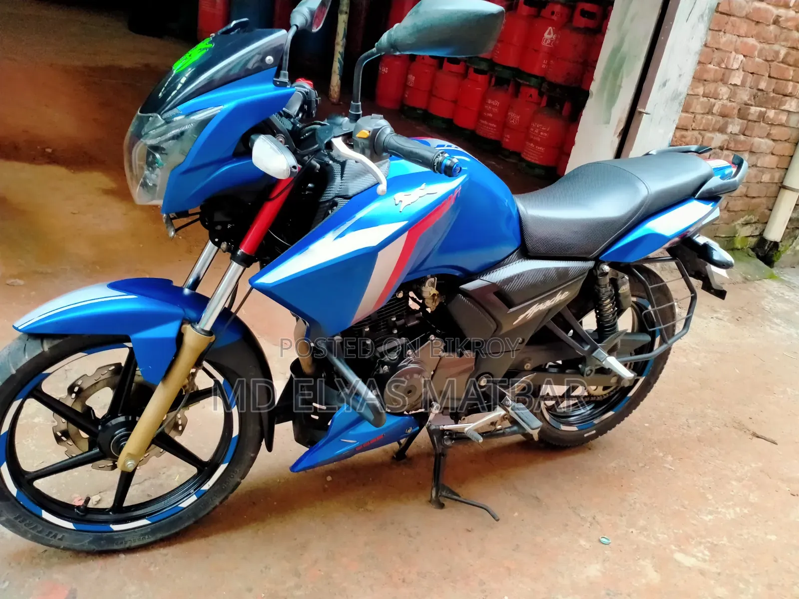 TVS Apache RTR 160 2V ABS 2024 Blue