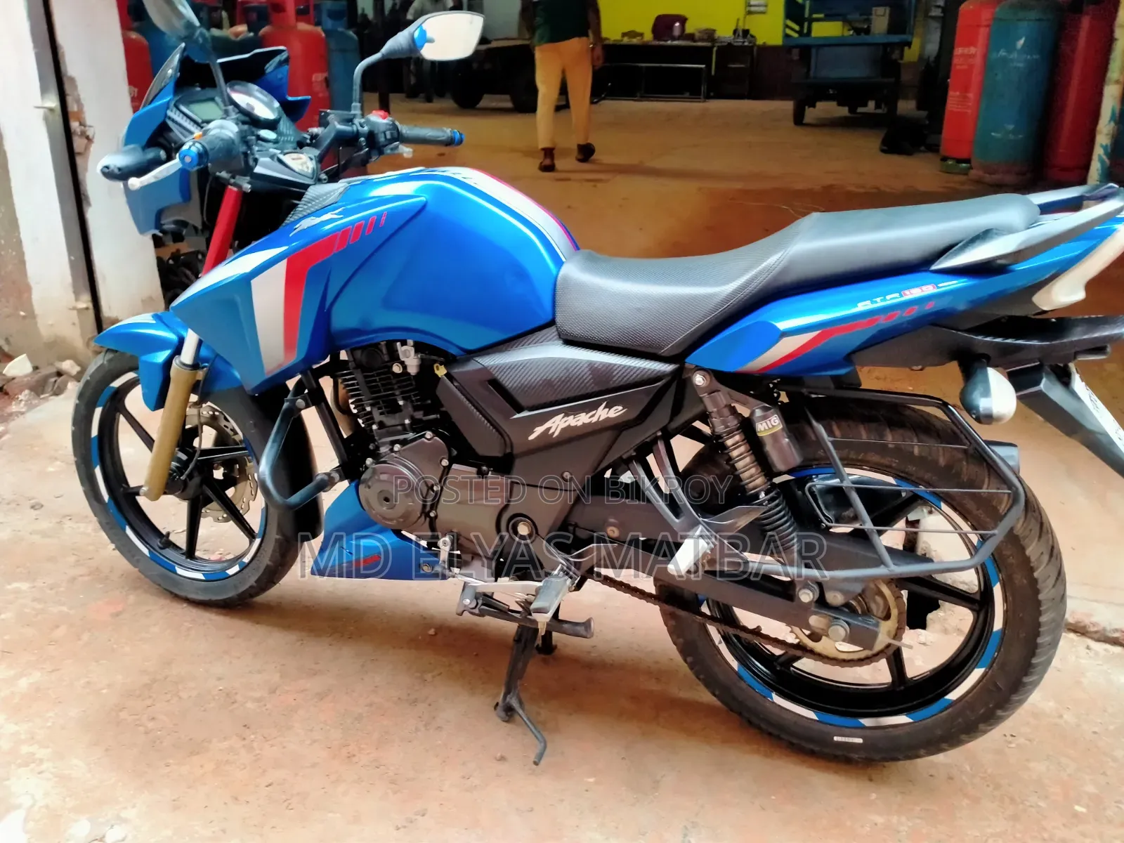 TVS Apache RTR 160 2V ABS 2024 Blue