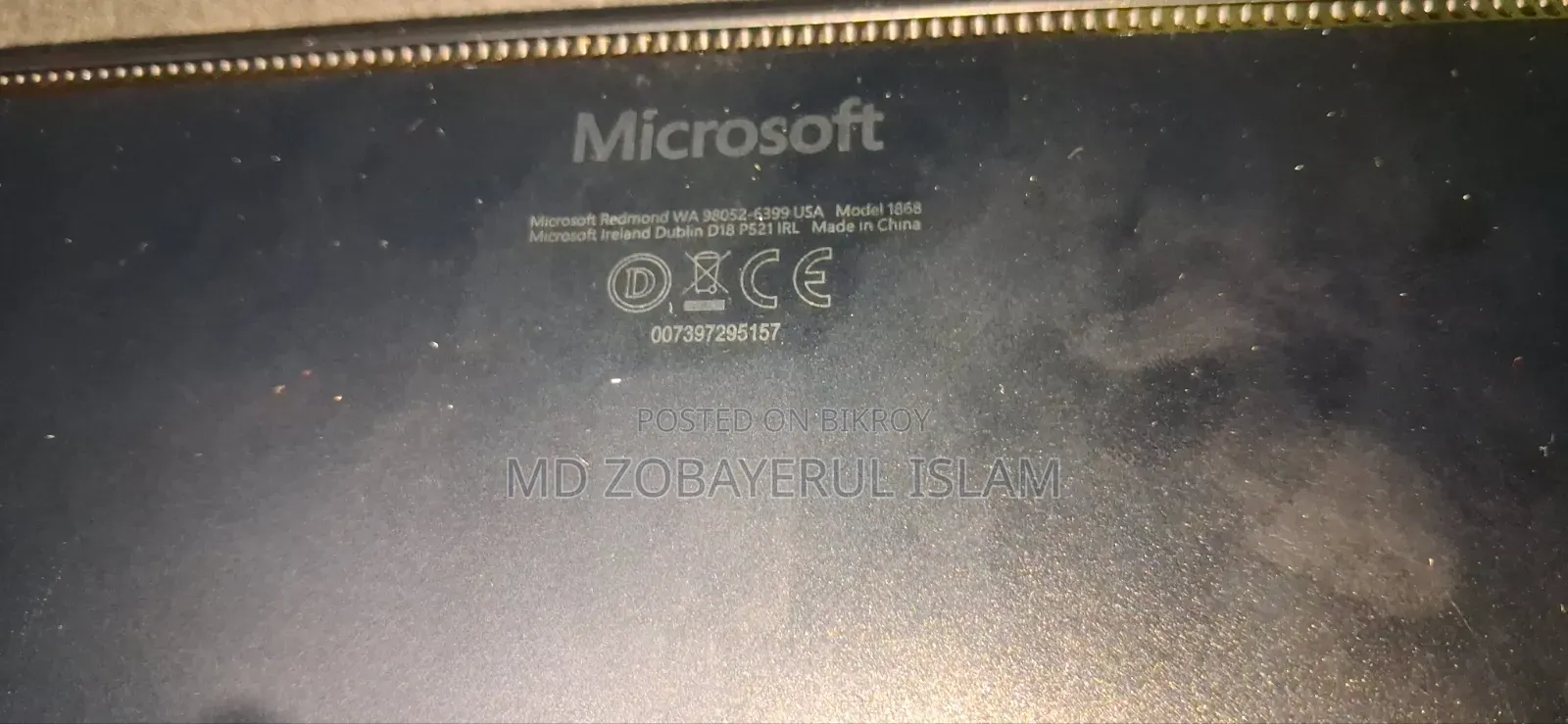 Laptop Microsoft Surface Laptop 3 8GB Intel Core i5 SSD 256GB