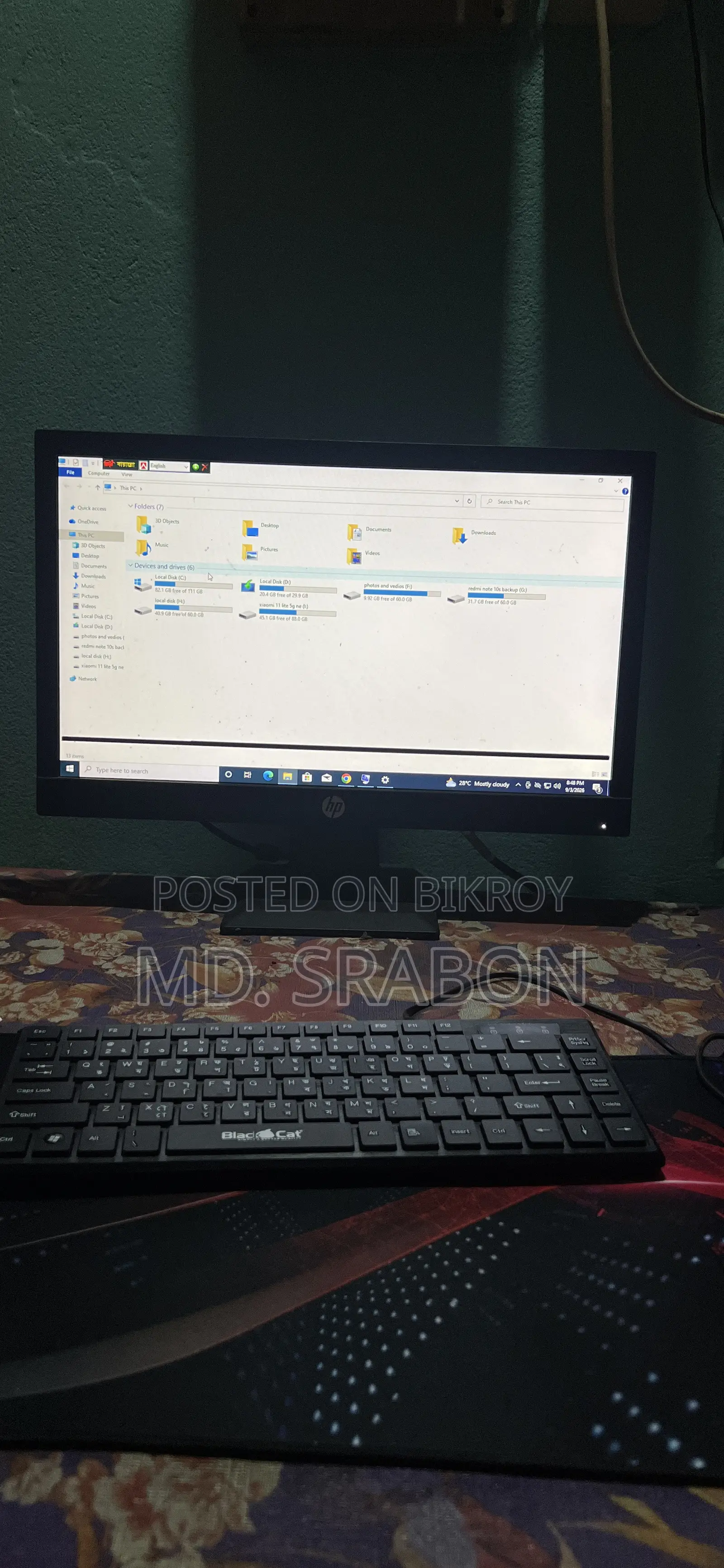 Desktop Computer Asus 8GB Intel Core i5 HDD+SSD 512GB