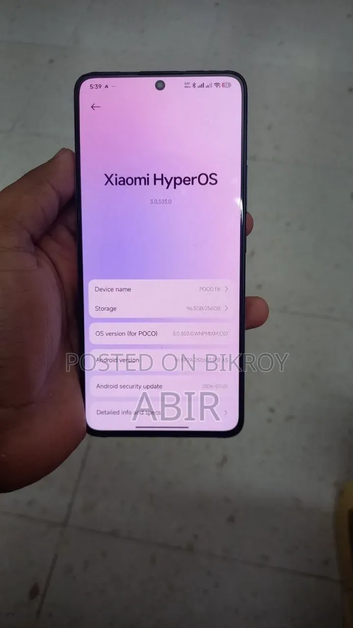 Xiaomi Poco F6 256 GB Black