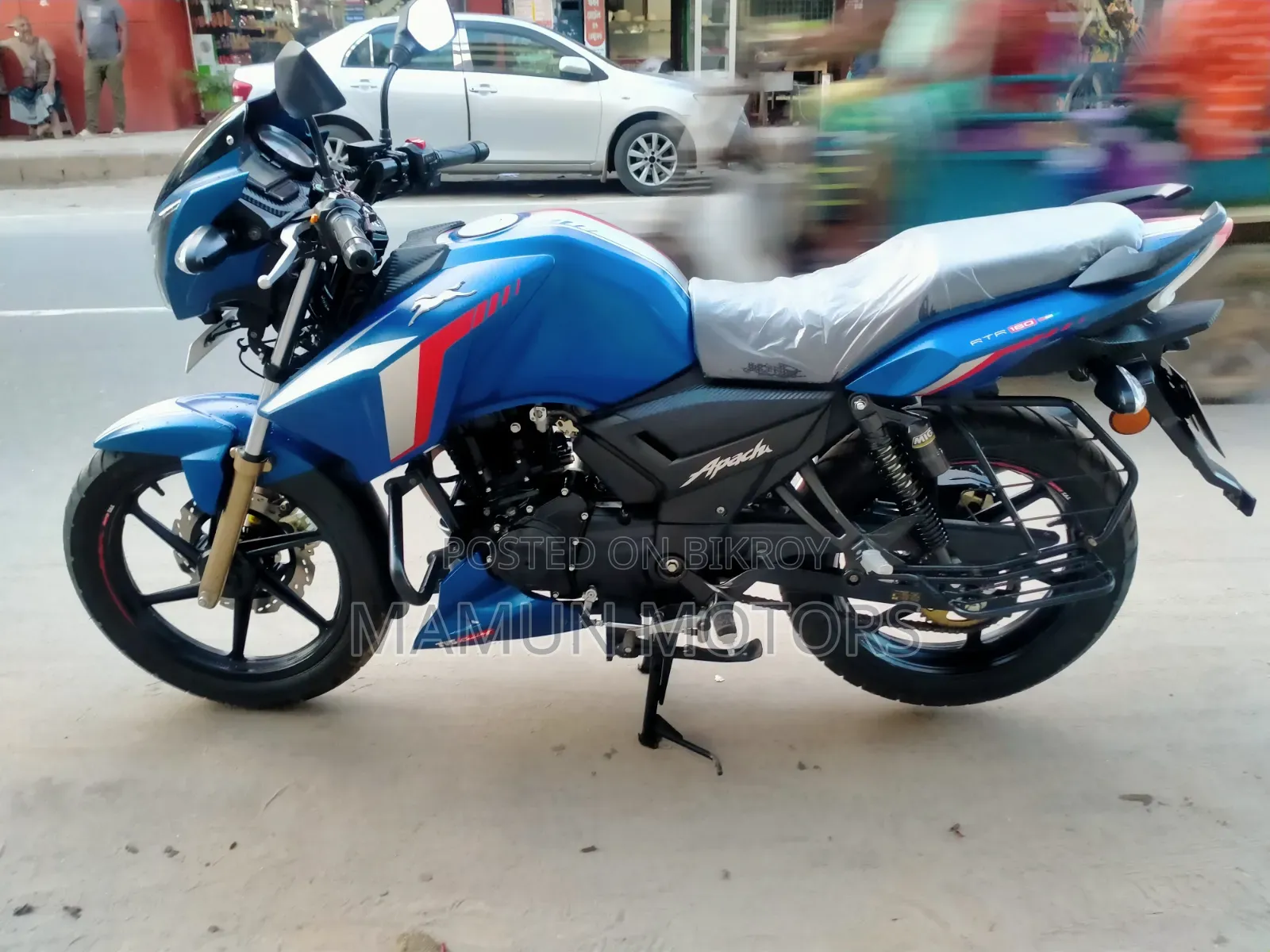 TVS Apache RTR 160 2V ABS 2024 Blue
