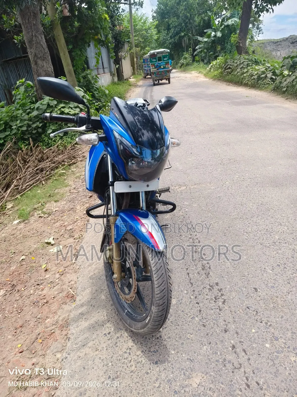 TVS Apache RTR 160 2V ABS 2024 Blue