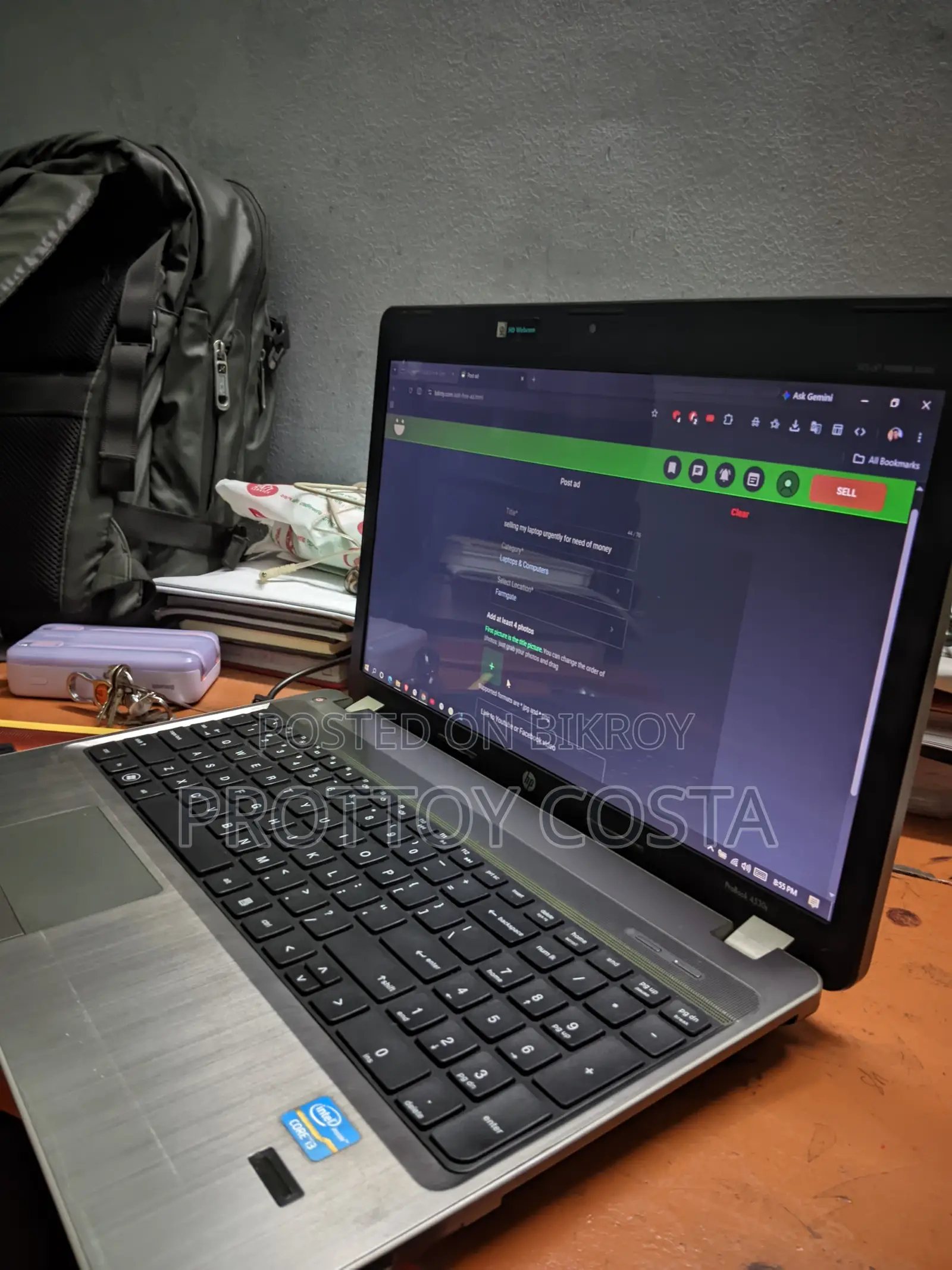 Laptop HP ProBook 4530S 12GB Intel Core i5 SSD 256GB