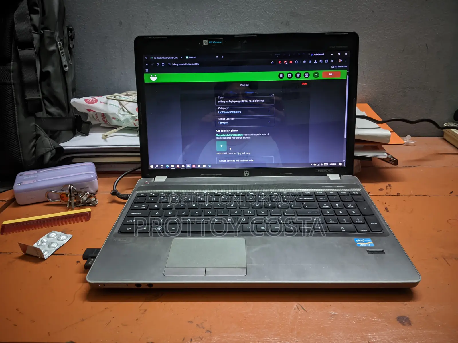 Laptop HP ProBook 4530S 12GB Intel Core i5 SSD 256GB