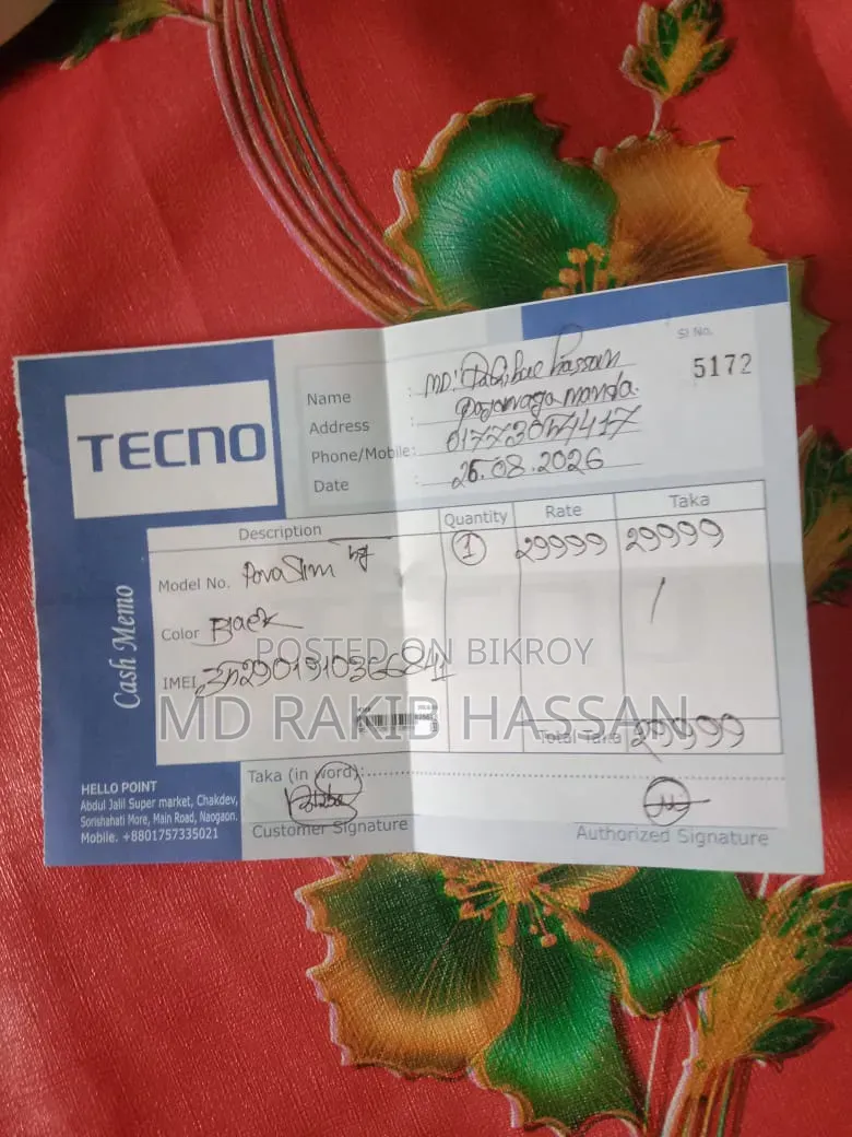 Tecno Pova Slim 5G 256 GB Black