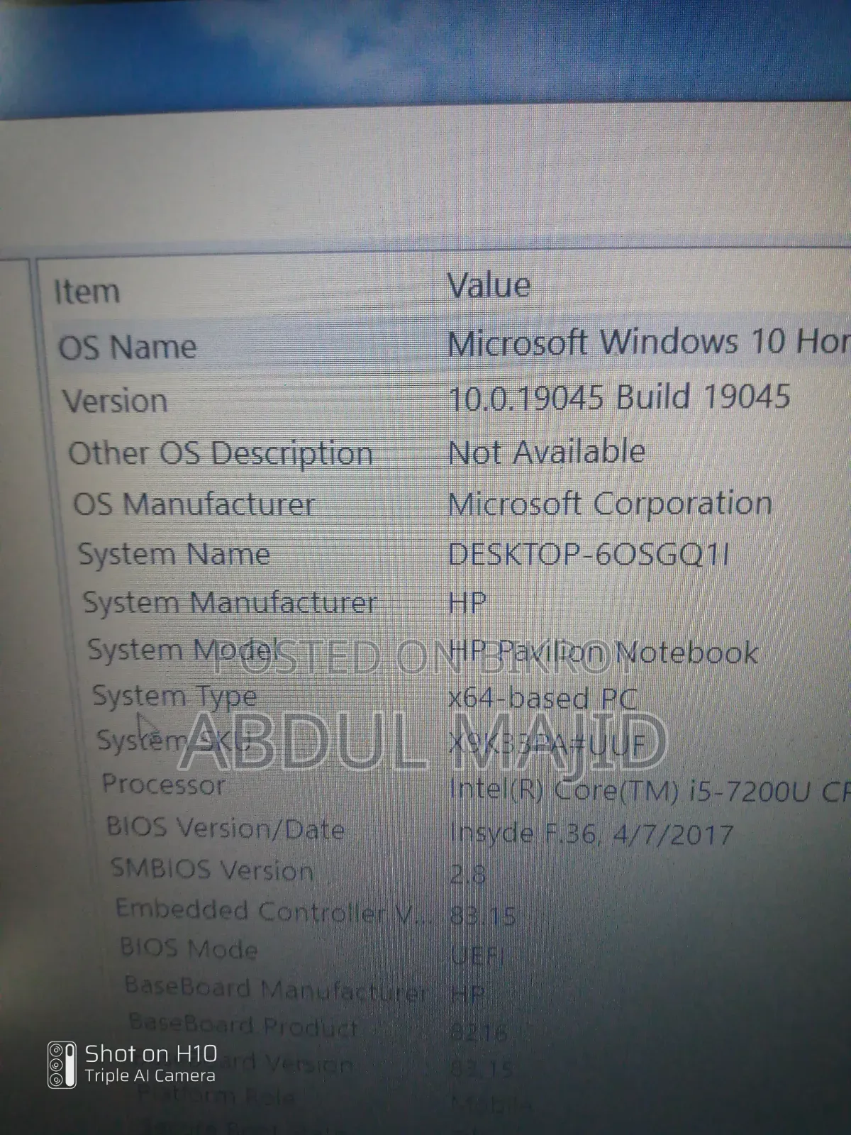Laptop HP Pavilion x360 4GB Intel Core i5 HDD+SSD 1T